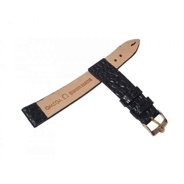 Omega Kutu Omega Toka Omega Deri Kordon Timsah Derisi Baskı El Yapımı Deri Kordon