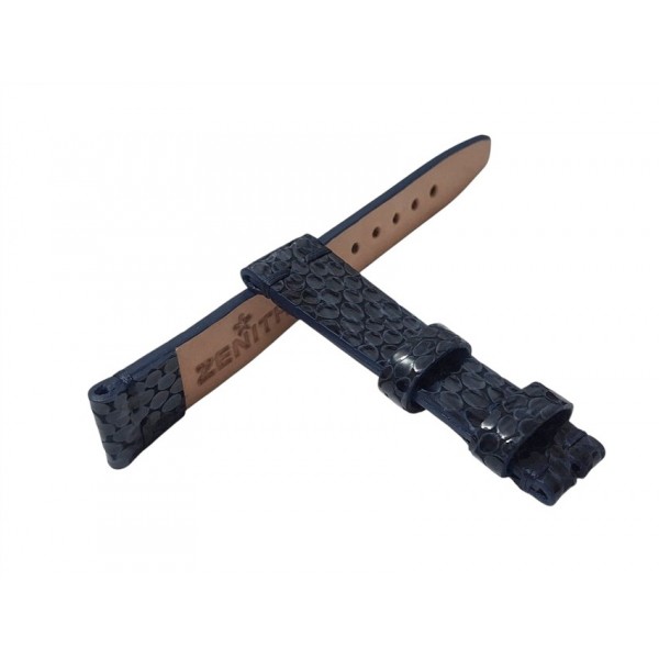 Zenith Kordon Zenith Saat Kordonu Yılan Deri Baskı 19x16mm Kordon Handmade Watch Strap Watch Band Leather New