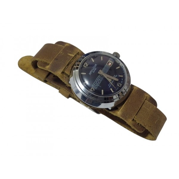 Antika Kurmalı Saat Amulcor-Ruhla Saat Unisex Kol...