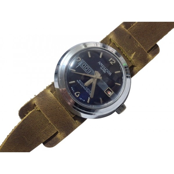 Antika Kurmalı Saat Amulcor-Ruhla Saat Unisex Kol Saati Antique German Unisex Watch 