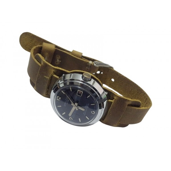 Antika Kurmalı Saat Amulcor-Ruhla Saat Unisex Kol Saati Antique German Unisex Watch 