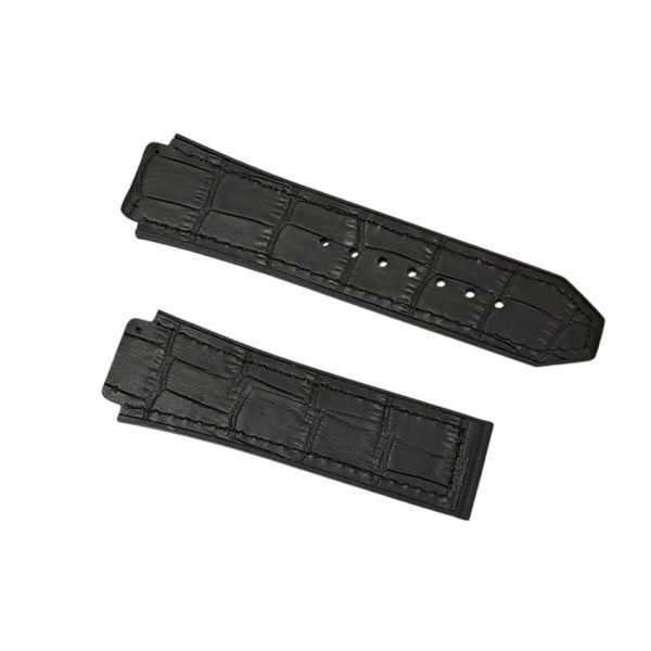 Hublot Kordon Hublot Saat Kordonu Kroko Siyah