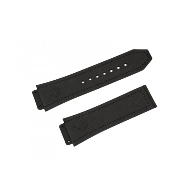 Hublot Kordon Hublot Saat Kordonu Kroko Siyah