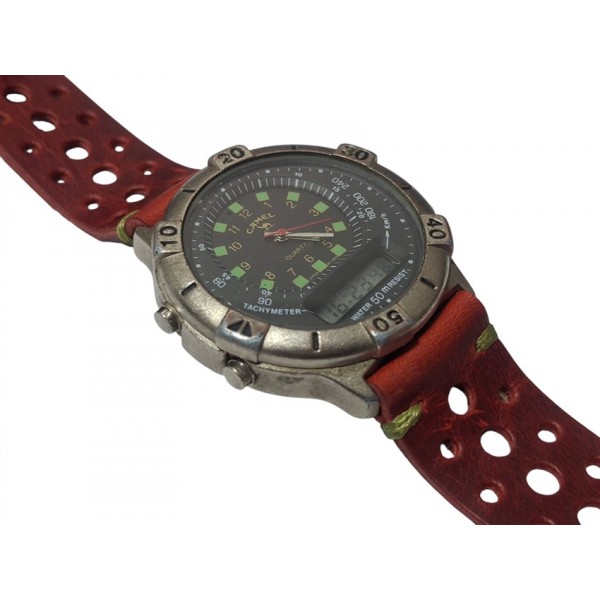 Camel Trophy Saat Camel Kol Saati Camel Digital Analog İkisi Bir Arada Rally Kordon