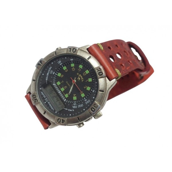 Camel Trophy Saat Camel Kol Saati Camel Digital Analog İkisi Bir Arada Rally Kordon