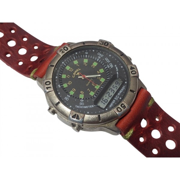 Camel Trophy Saat Camel Kol Saati Camel Digital Analog İkisi Bir Arada Rally Kordon