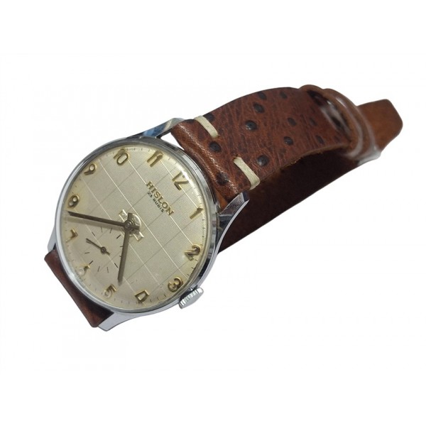 Hislon Saat Hislon Kurmalı Saat Vintage Hislon Mechanical Men Watch Made in Swiss Cal Hislon 2000