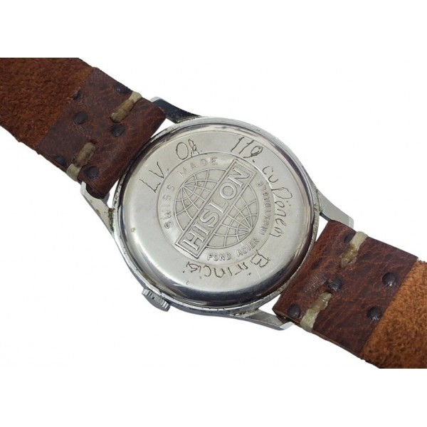 Hislon Saat Hislon Kurmalı Saat Vintage Hislon Mechanical Men Watch Made in Swiss Cal Hislon 2000