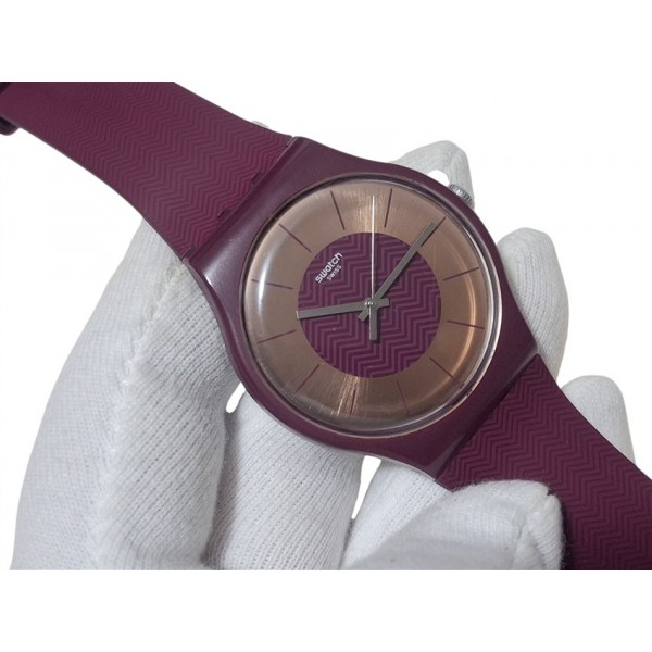 Swatch Saat Swatch Suor110 Saati Swatch 2016 Mor Unisex Saat