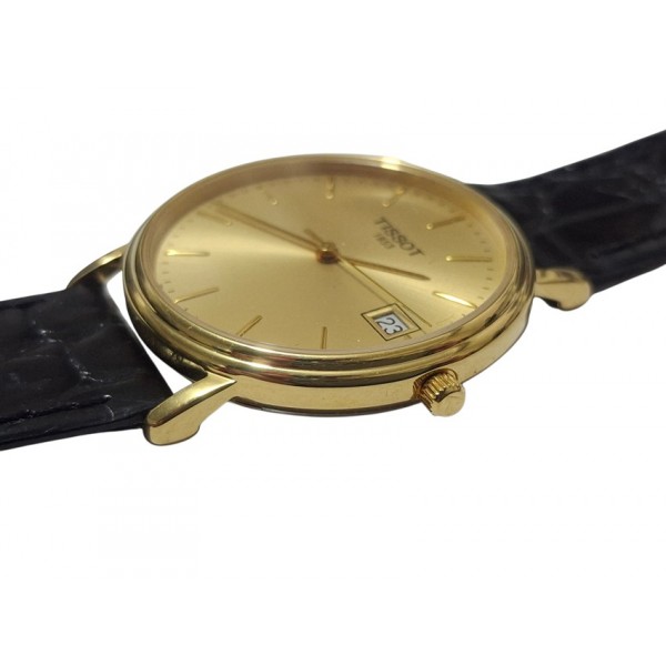 Tissot Saat Tissot Kol Saati Vintage Tissot Men Quartz Watch Cal T870/970 Swiss Ronda