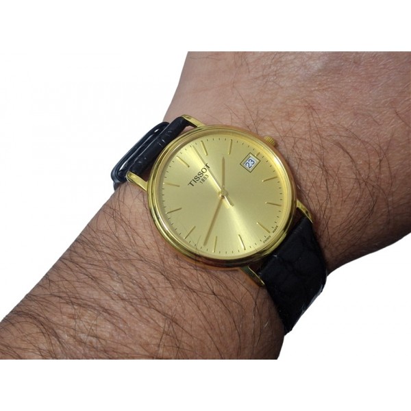 Tissot Saat Tissot Kol Saati Vintage Tissot Men Quartz Watch Cal T870/970 Swiss Ronda