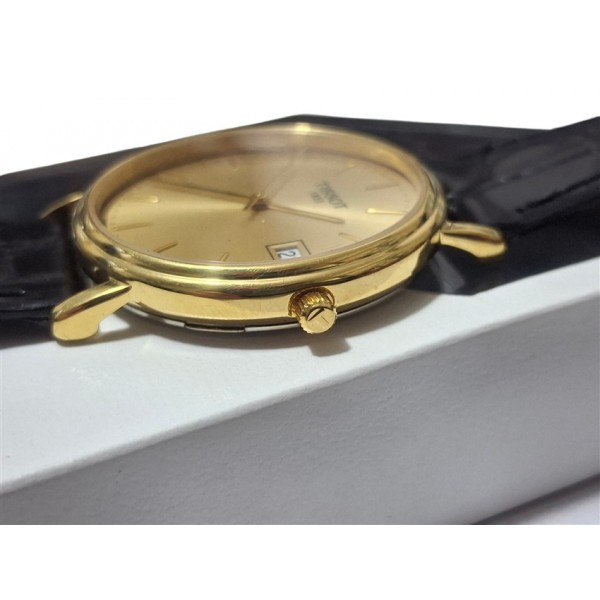 Tissot Saat Tissot Kol Saati Vintage Tissot Men Quartz Watch Cal T870/970 Swiss Ronda