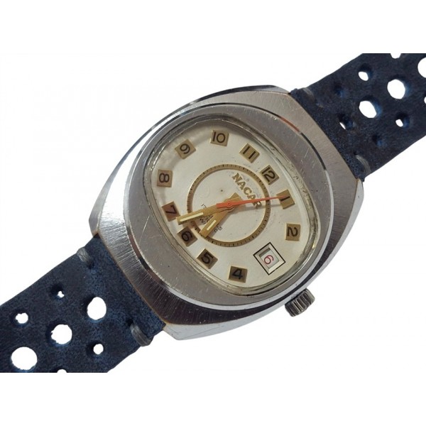 Nacar Saat Nacar Kol Saati Nacar Kuırmalı Nadir Kasa Saat Vintage Nacar Mechanical Swiss Watch Cal St96
