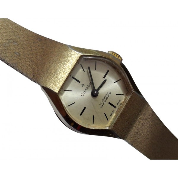 Cortebert Saat Cortebert Kurmalı Kol Saati Antique Cortebert Mechanical Woman Watch Swiss Made