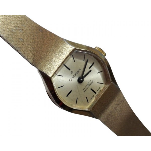Cortebert Saat Cortebert Kurmalı Kol Saati Antique Cortebert Mechanical Woman Watch Swiss Made
