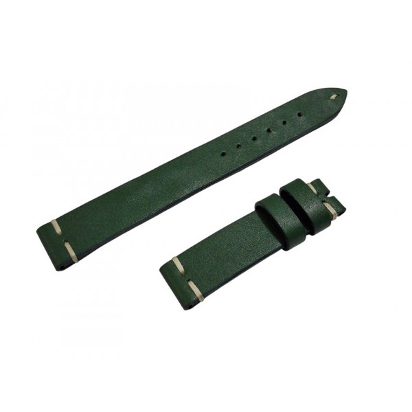 Longines Kordon Longines 18mm Deri Kordon Rolex Yeşili Handmade Leather Watch Strap Watch Band Rolex Green New