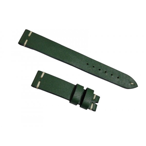 Longines Kordon Longines 18mm Deri Kordon Rolex Yeşili Handmade Leather Watch Strap Watch Band Rolex Green New