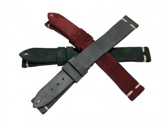 18mm Deri Saat Kordonu Antika Vinta..