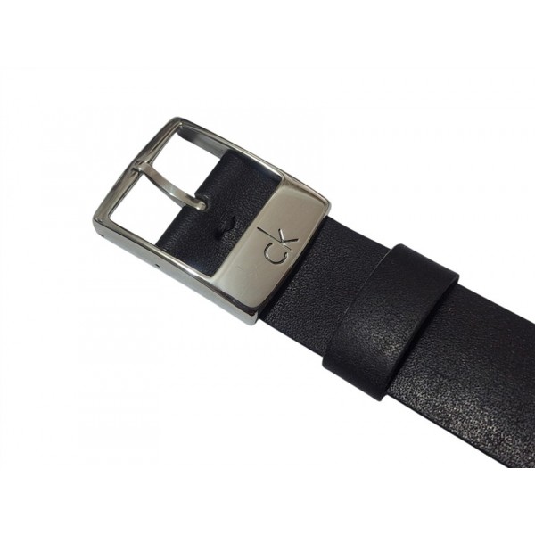 Calvin Klein 20mm Deri Kordon Handmade  Watch Strap Zulu Watch Band Black Leather