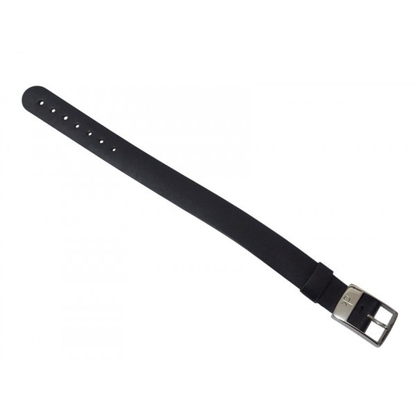 Calvin Klein 20mm Deri Kordon Handmade  Watch Strap Zulu Watch Band Black Leather