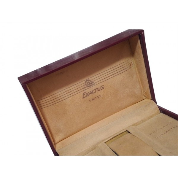 Exactus Kutu Exactus Saat Kutusu Vintage Exactus Swiss Watch Box Good Condition