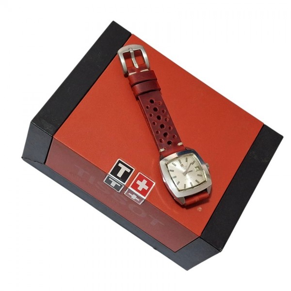 Tissot T12 Saat Tissot Otomatik Kol Saati  Vintage Tissot Seastar T12 Automatic 46804-1 Square Day/Date 21J Steel Watch