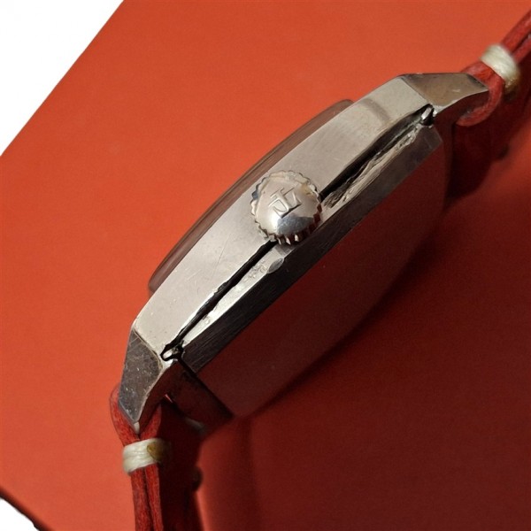 Tissot T12 Saat Tissot Otomatik Kol Saati  Vintage Tissot Seastar T12 Automatic 46804-1 Square Day/Date 21J Steel Watch