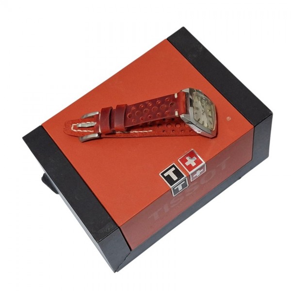 Tissot T12 Saat Tissot Otomatik Kol Saati  Vintage Tissot Seastar T12 Automatic 46804-1 Square Day/Date 21J Steel Watch