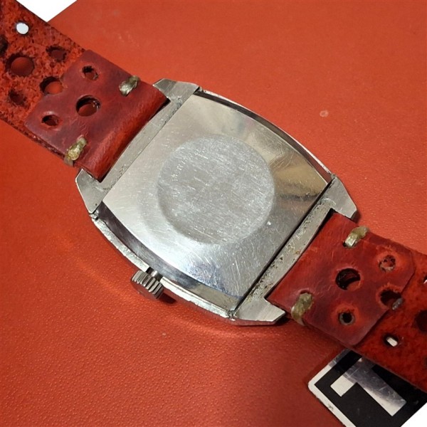 Tissot T12 Saat Tissot Otomatik Kol Saati  Vintage Tissot Seastar T12 Automatic 46804-1 Square Day/Date 21J Steel Watch