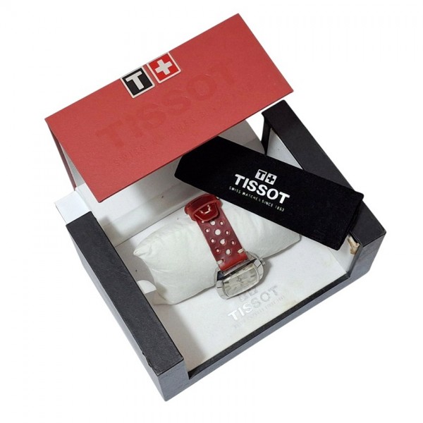 Tissot T12 Saat Tissot Otomatik Kol Saati  Vintage Tissot Seastar T12 Automatic 46804-1 Square Day/Date 21J Steel Watch