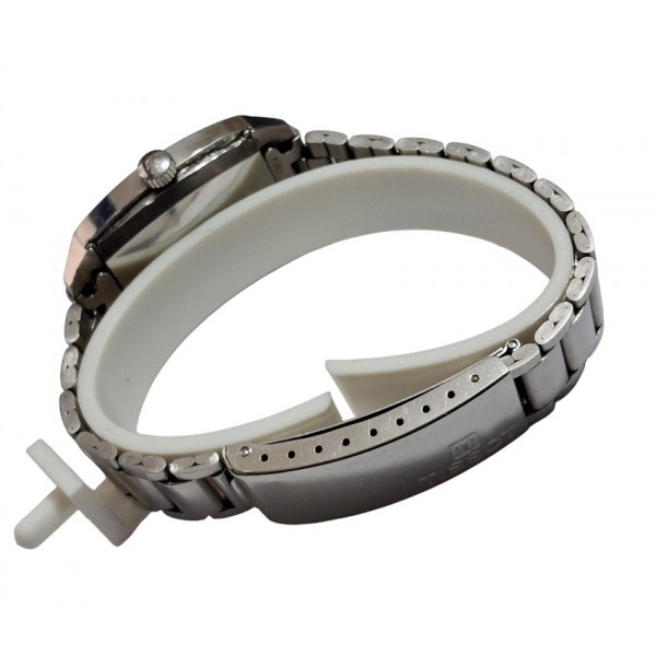 Tissot T12 Saat Tissot Otomatik Kol Saati  Vintage Tissot Seastar T12 Automatic 46804-1 Square Day/Date 21J Steel Watch