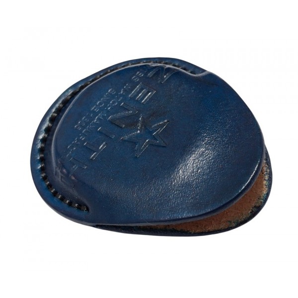 Cep Saati Kılıfı Zenith Logolu Kabartma Full Vegetal Deri Gece Mavi Zenith Cep Saati Kılıfı Pocket Watch Leather Case Swiss