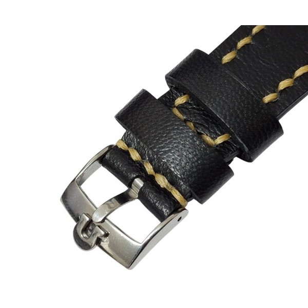 Omega Dynamic Kordon Toka Omega Dynamic Saat Kordonu Omega Dynamic Naturel Leather Watch Band and Buckle