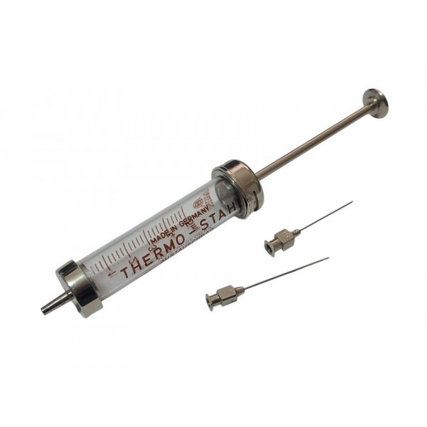 Vintage Thermo-Stahl Şırınga Enjeksiyon 5ml Made in Germany