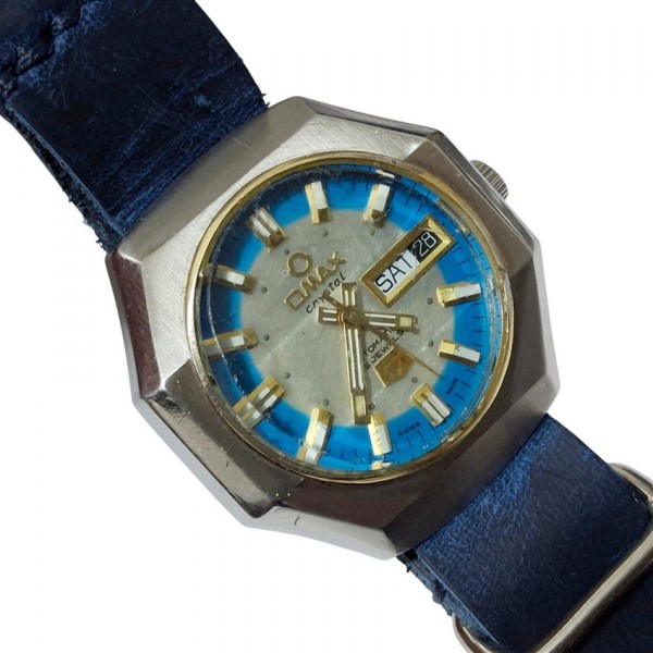 Omax Saat Omax Otomatik Kol Saati Vintage Omax Crystal Automatic 25 Jewels Watch