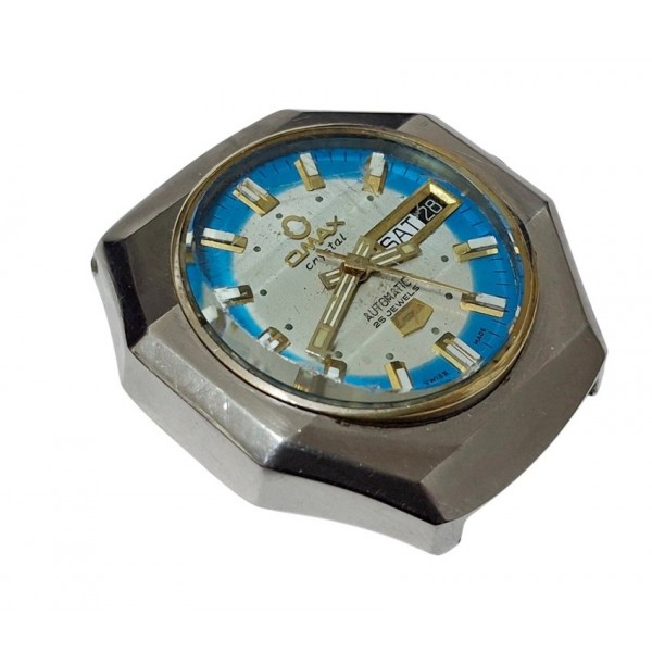 Omax Saat Omax Otomatik Kol Saati Vintage Omax Crystal Automatic 25 Jewels Watch