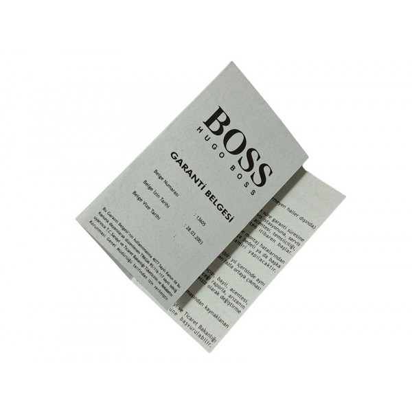 Hugo Boss Kutu Sertifika Hugo Boss Saat Kutusu Temiz Durumda Hugo Boss Watch Box