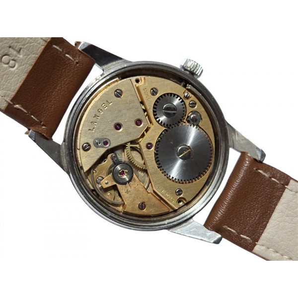 Lancel Saat Lancel Kurmalı Kol Saati Vintage Lancel Mechanical Swiss Watch 1950s