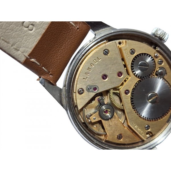 Lancel Saat Lancel Kurmalı Kol Saati Vintage Lancel Mechanical Swiss Watch 1950s