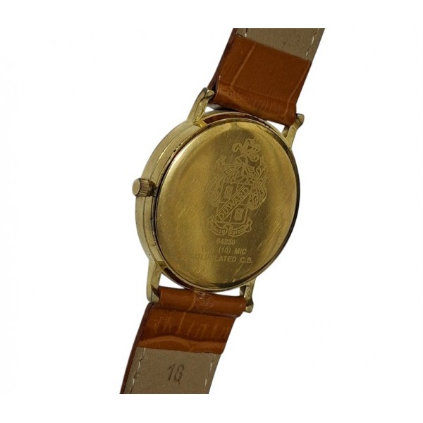 Duward Saat Duward Kol Saati Vintage Duward Swiss Quartz Watch 10 Micron Gold Plated in Box