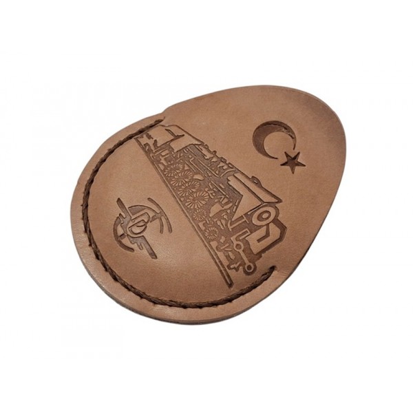 Cep Saati Kılıfı TCDD Cep Saati Logolu Pocket Watch Leather Case