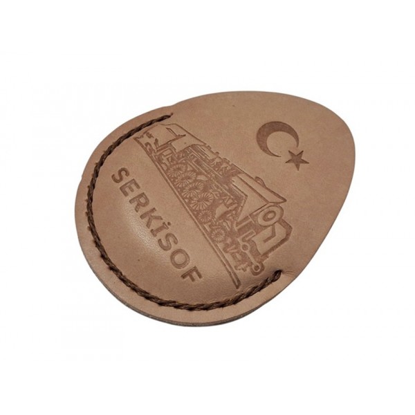 Cep Saati Kılıfı TCDD Serkisof Cep Saati Logolu Pocket Watch Leather Case