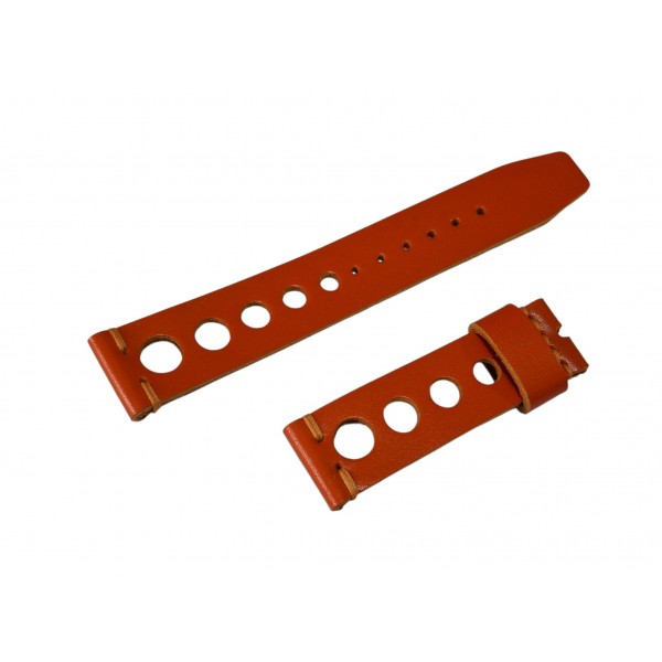 Rally Kordon El Yapımı Deri Kordon 20x18mm Deriden Saat Kordonu