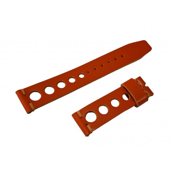 Rally Kordon El Yapımı Deri Kordon 20x18mm Deriden Saat Kordonu
