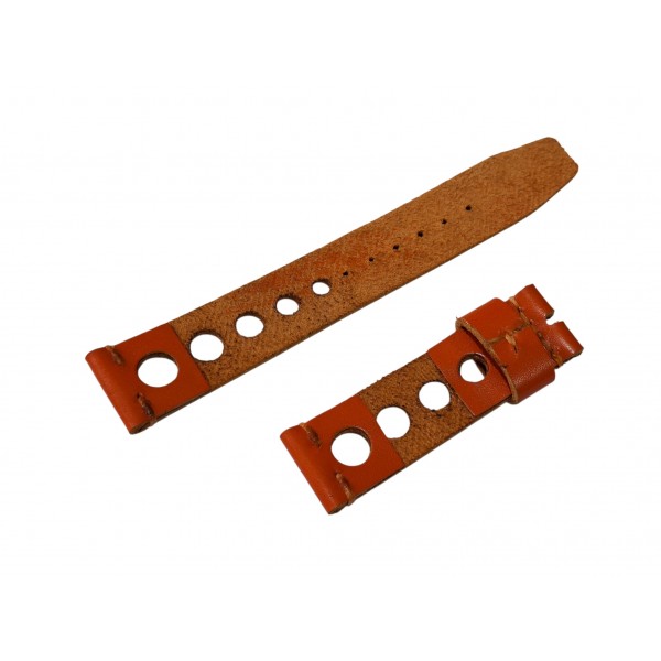 Rally Kordon El Yapımı Deri Kordon 20x18mm Deriden Saat Kordonu