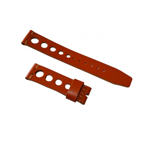 Rally Kordon El Yapımı Deri Kordon 20x18mm Deriden Saat Kordonu
