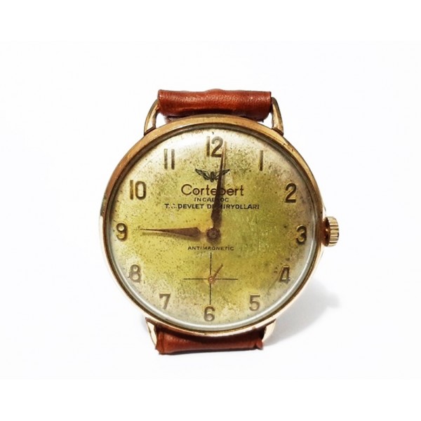 Vintage Cortebert Kurmali Kol Saati Old Vintage Watch Swiss Made Good Work Cal 720