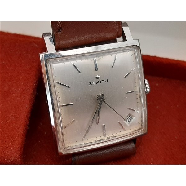 Vintage Zenith Kennedy Saat Kurmalı Kol Saati Old Vintage Mechanical Watch İn Box