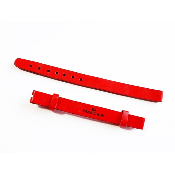 Nacar Kordon Saat Kordonu Kırmızı 8.5 mm