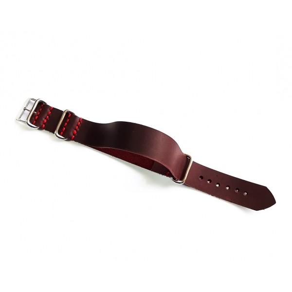 16mm 18mm 20mm 22mm 24mm Deri Nato Bordo Bereli Nato Kordon Zulu Kordon Saat Kayışı
